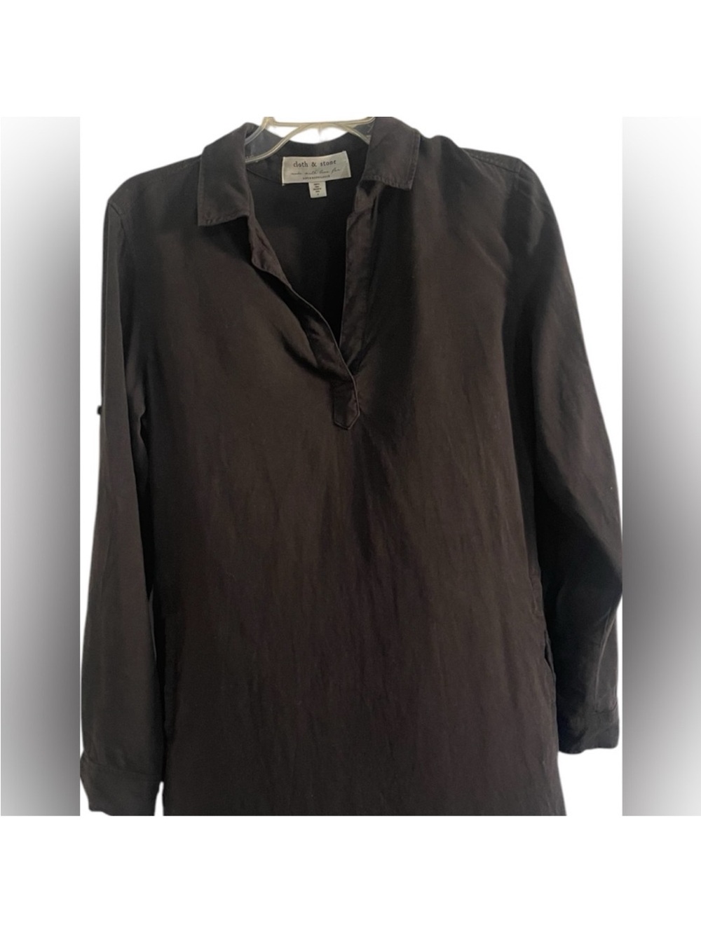 Anthropologie
Cloth & Stone Anthropologie
Black Shirt Dress Size Small